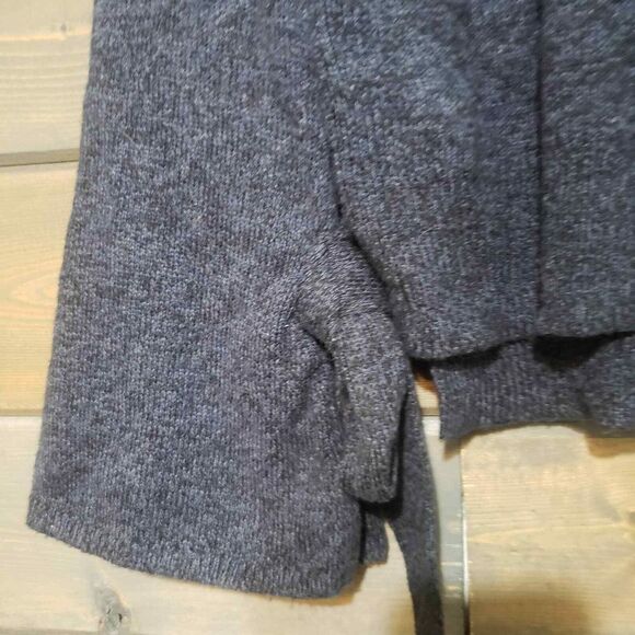 Madewell Tie-Cuff Pullover Sweater Navy Womans size Small - Picture 4 of 10